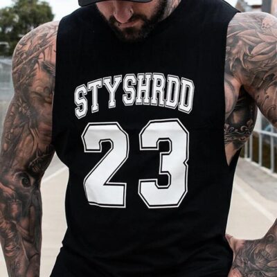 Shopnova Trendy Fashion Print Men's Sports Tank Top