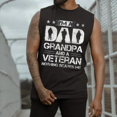 Shopnova Father's Day Letter Graphic Print Men's Tank Top