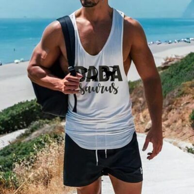 Shopnova Dada Graphic Print Men's Casual Tank Top