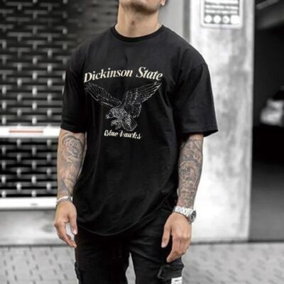 Eagle Letter Printed Men's Streetwear T-shirts by Shopnova