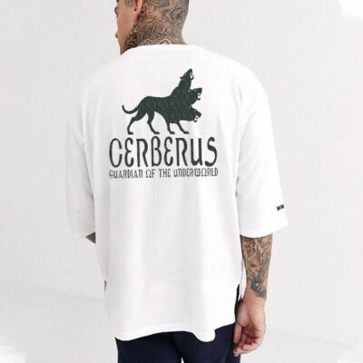 Cerberus Greek Mythology Graphic Men's Fashion T-Shirts by Shopnova