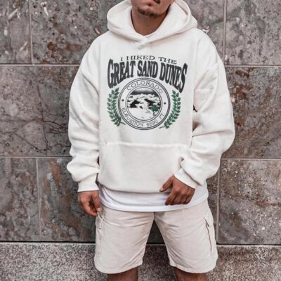 Great Sand Dunes Graphic Print Men's Oversize Hoodie by Shopnova