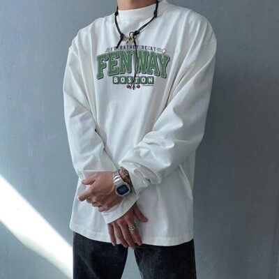 Fenway Boston Men's Loose Fit Long Sleeve T-Shirts