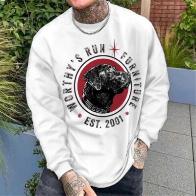 Labradoodle Men's Dog Print Long Sleeve T-Shirts