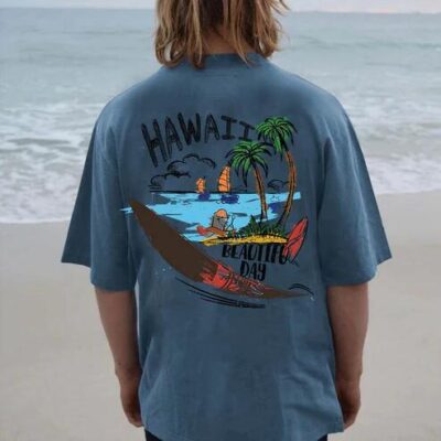 NOVAROPA™Hawaii Beautiful Day Men's T-shirt