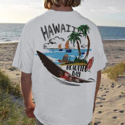 NOVAROPA™Hawaii Beautiful Day Men's T-shirt