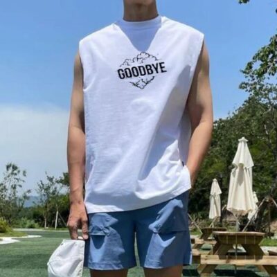Goodbye Men's Casual Tank Top-B
