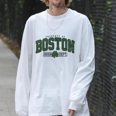 Property of Boston Irish Dept Long Sleeve Tee-A