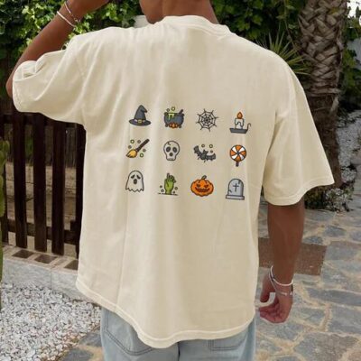 Halloween-inspired Iconic Prints Cotton Tee 230GSM
