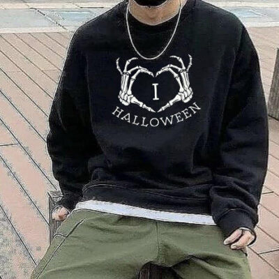 Halloween Print Men's Sweatshirt