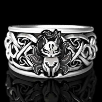 The Viking Fox Celtic Ring
