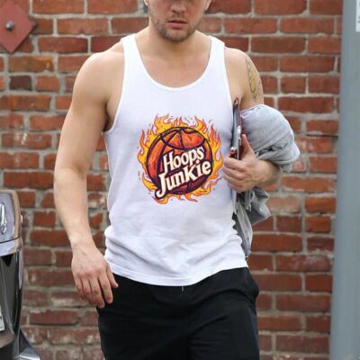 Hoops Junkie Basketball Print Men's Tank Top